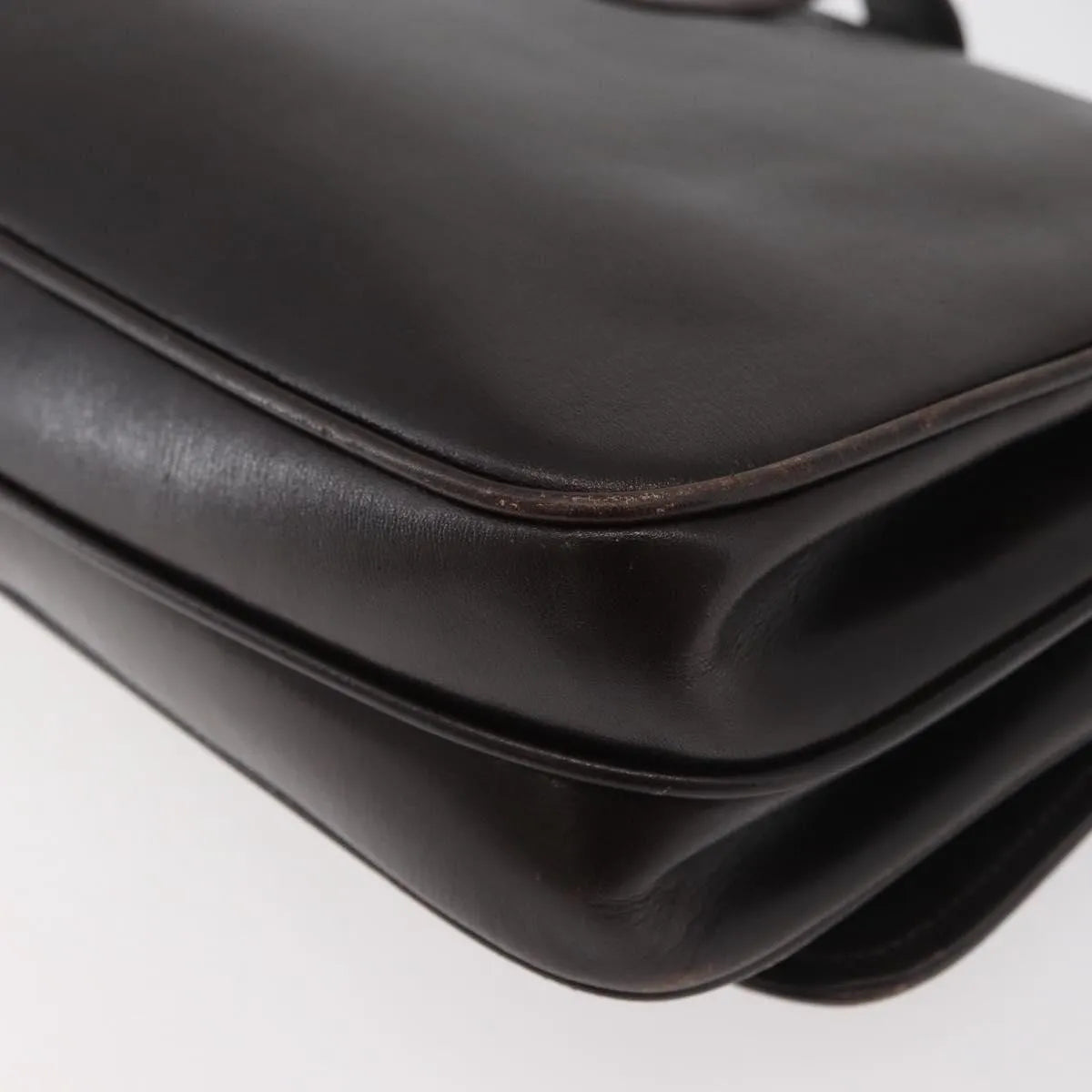 Gucci Vintage Leather, Brown, Leather, Shoulder Bag