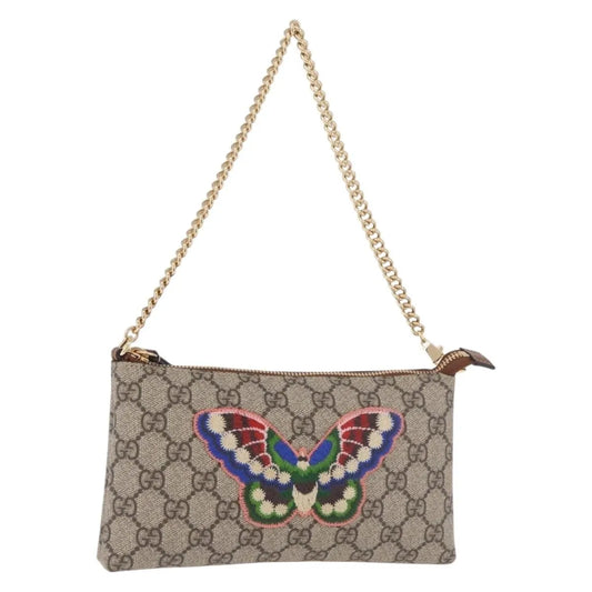Gucci Pochette GG Canvas, Beige, PVC, Clutch
