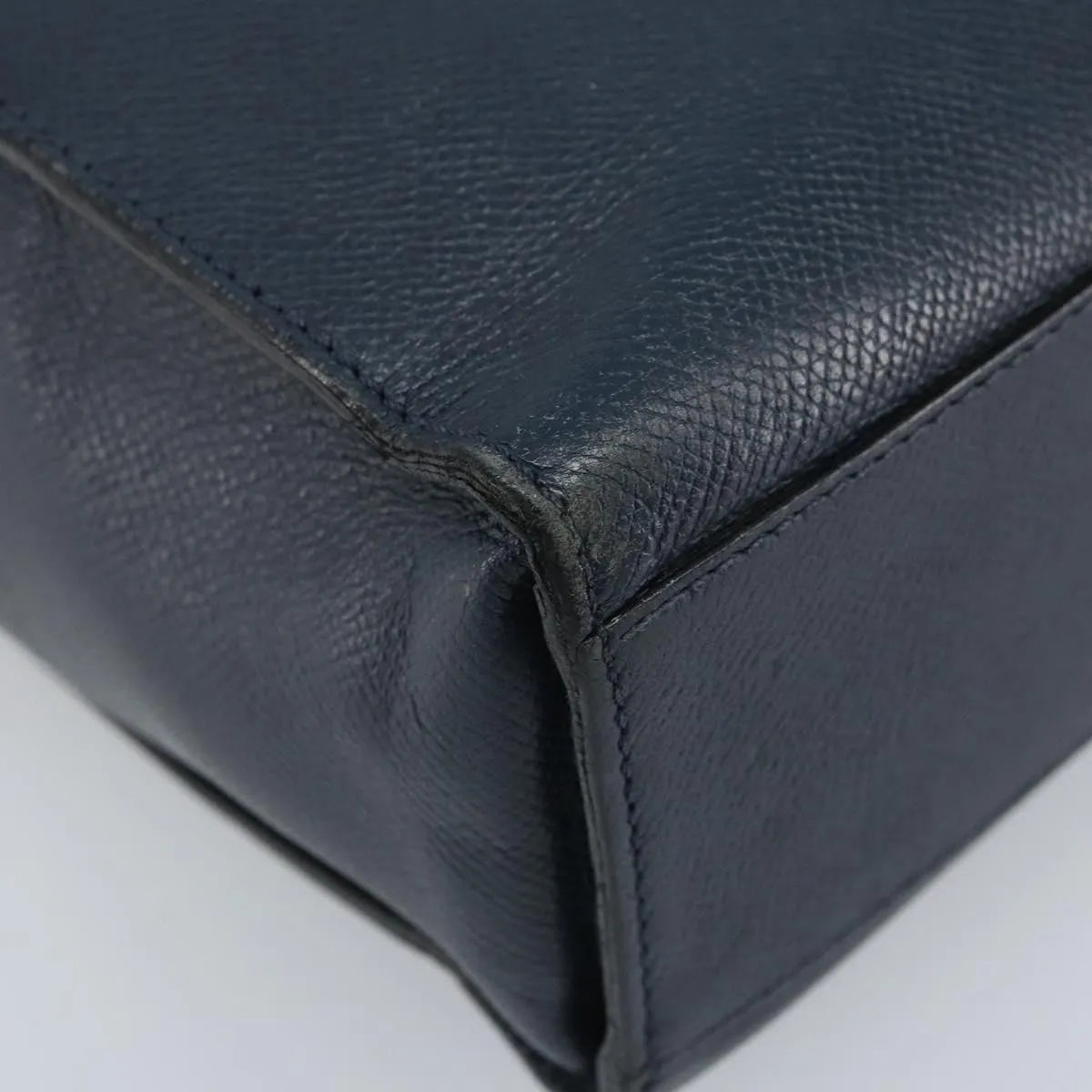Celine Vintage Leather, Navy, Leather, Shoulder Bag