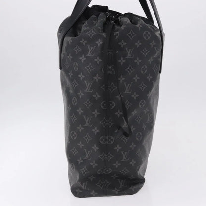 Louis Vuitton Cabas Light Drawstring Monogram Eclipse Canvas, Black, Canvas, Tote Bag