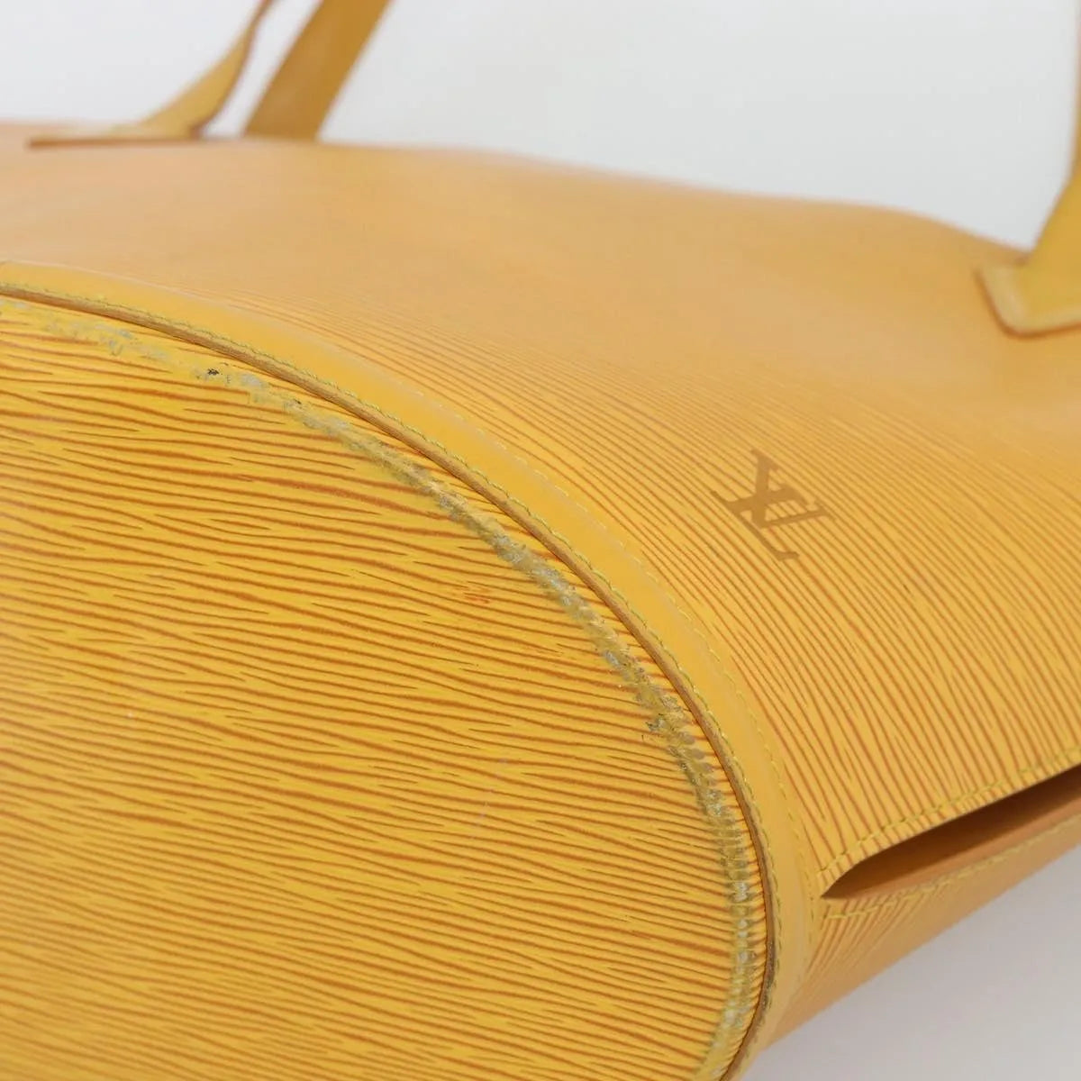 Louis Vuitton Saint Jacques Epi, Yellow, Leather, Shoulder Bag
