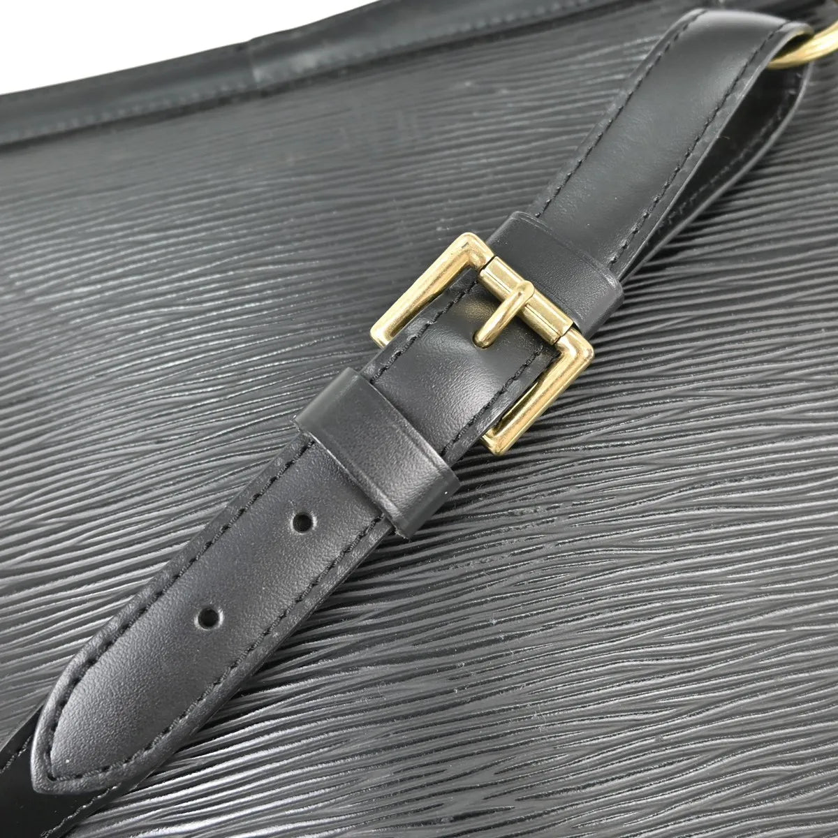 Louis Vuitton Gobelins Epi Leather, Black, Leather, Backpack