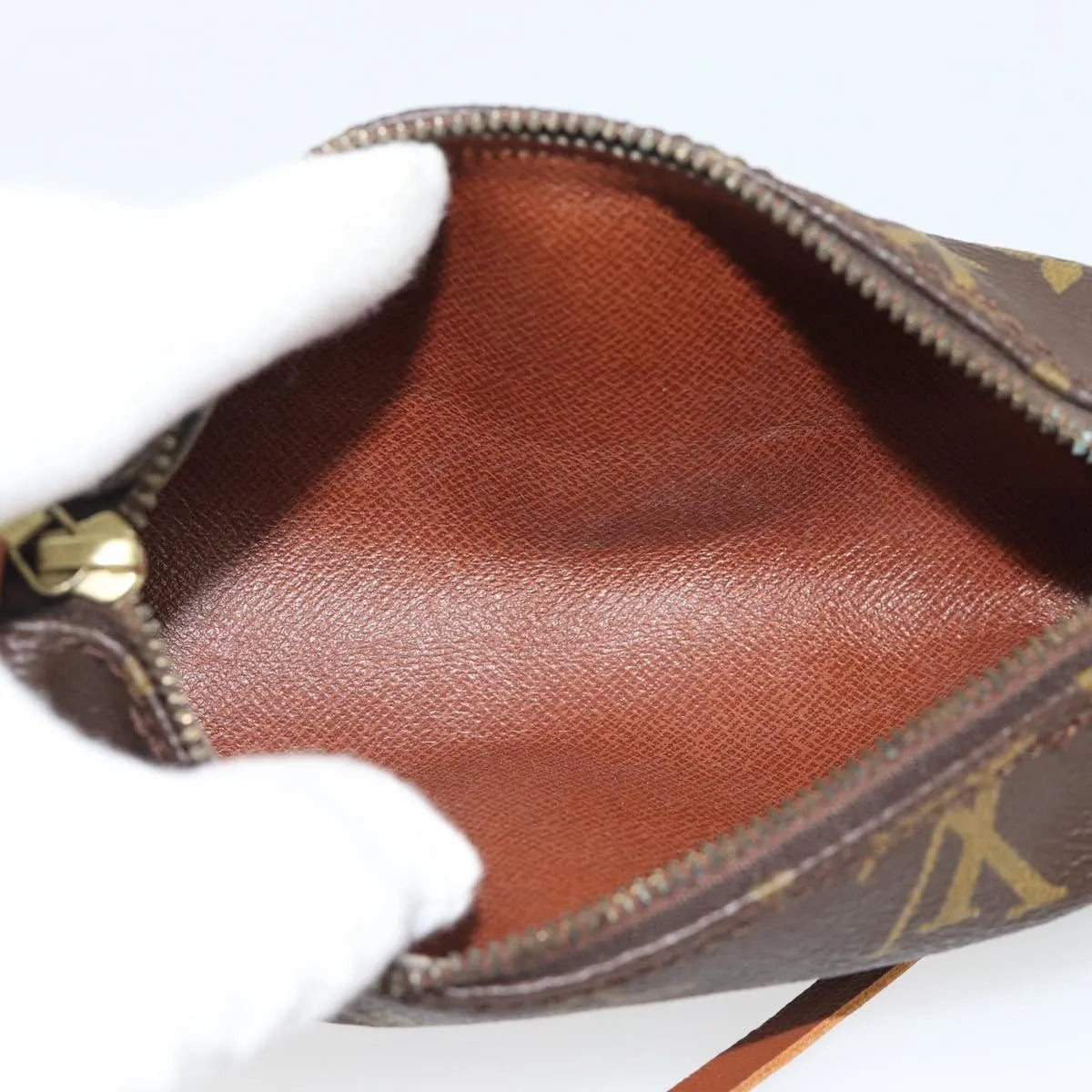 Louis Vuitton Papillon Pochette Monogram Canvas, Brown, Canvas, Clutch