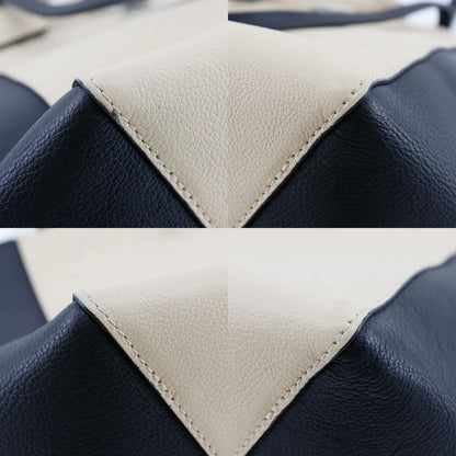 Louis Vuitton Lockme Cabas Leather, Beige, Leather, Tote Bag