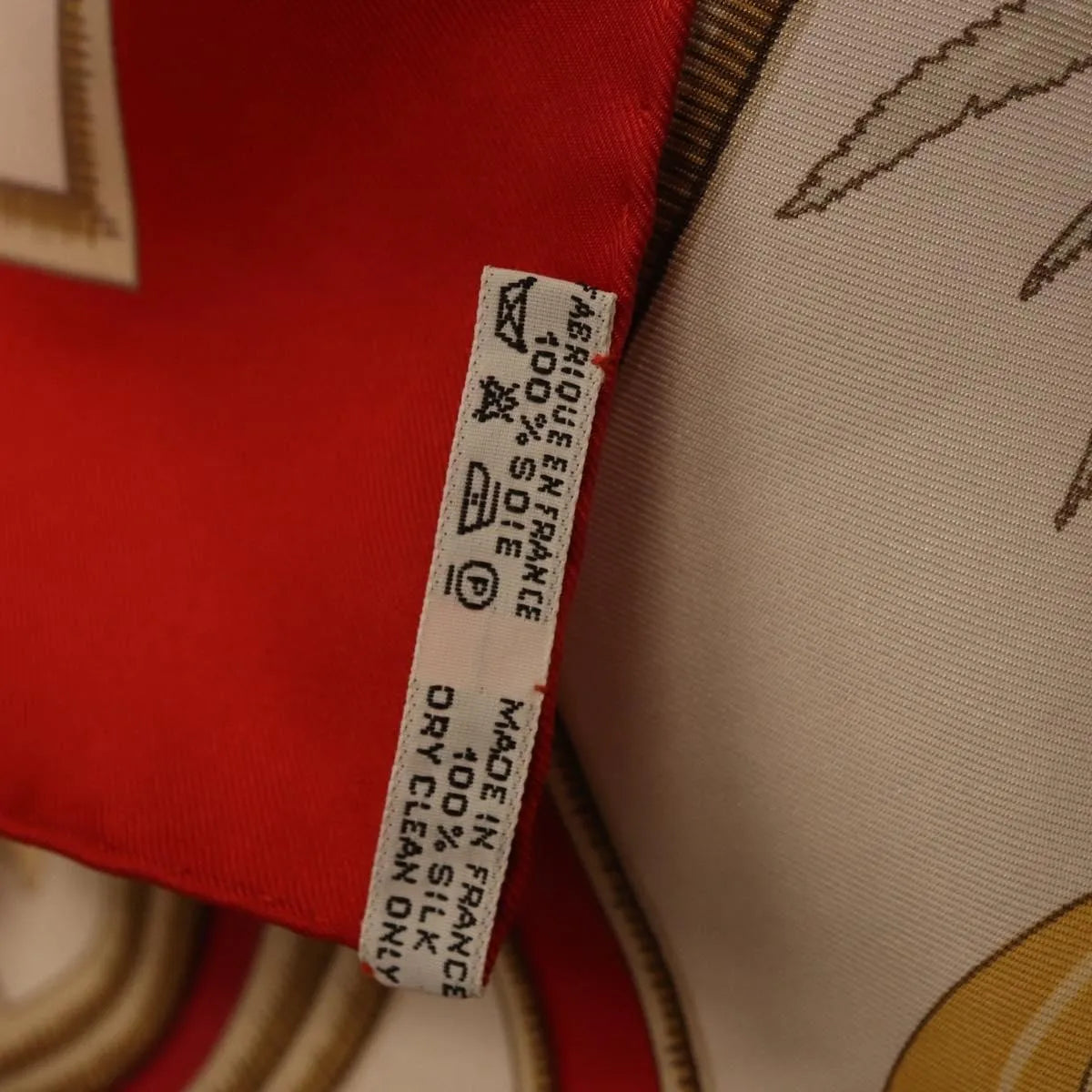Hermes Carré 90 Silk multicolor, Red, Silk, Scarf
