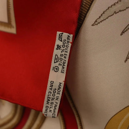 Hermes Carré 90 Silk multicolor, Red, Silk, Scarf