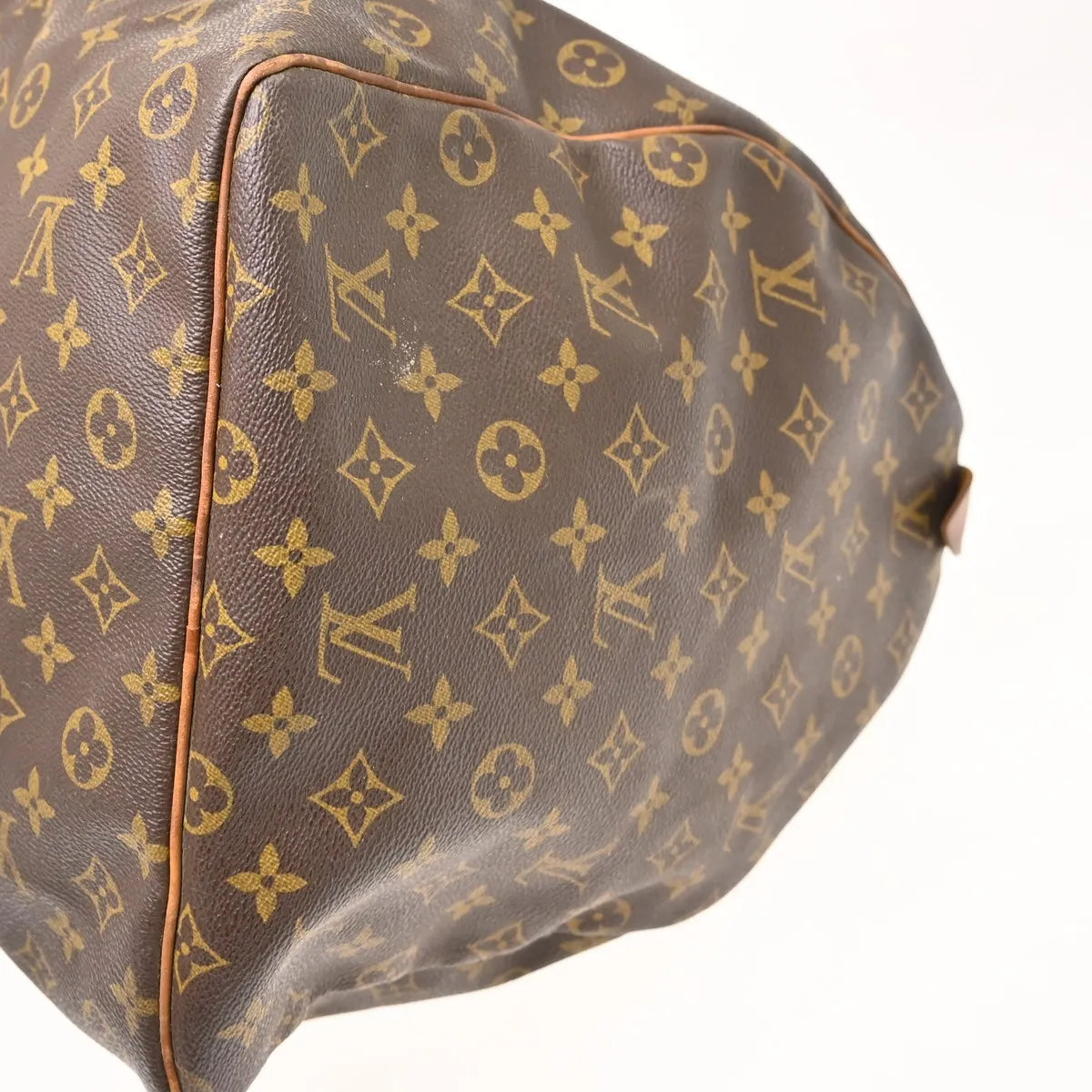 Louis Vuitton Keepall Monogram, Brown, Canvas, Travel Bag