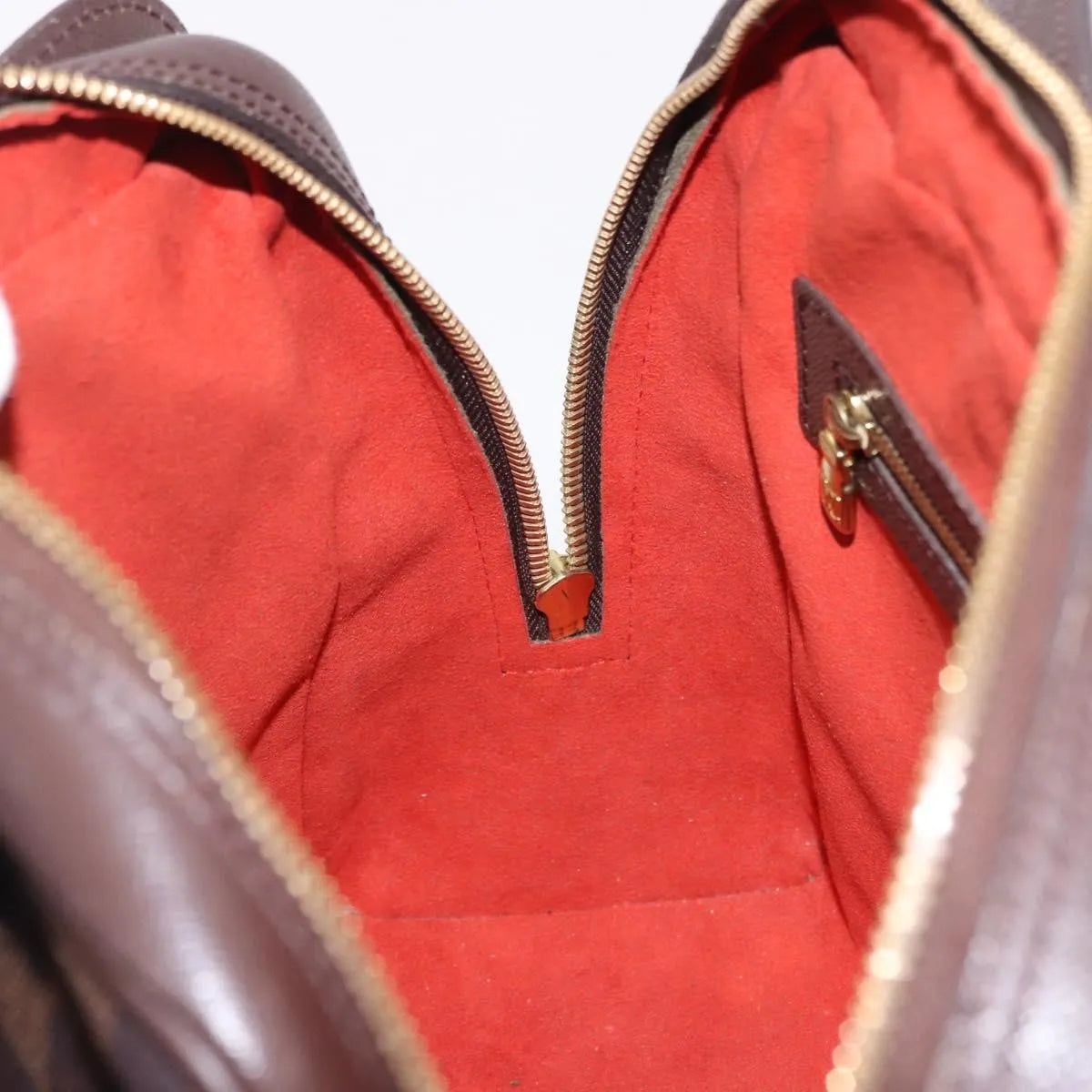 Louis Vuitton Triana Damier, Brown, Canvas, Handbag