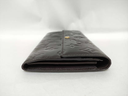 Louis Vuitton Portefeuille Sarah Patent Leather, Burgundy, Patent Leather, Wallet
