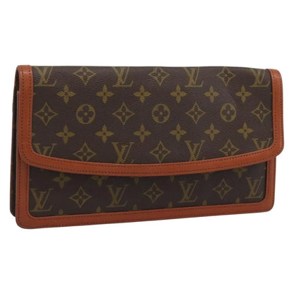 Louis Vuitton Dame Pochette Monogram Canvas, Brown, Canvas, Clutch