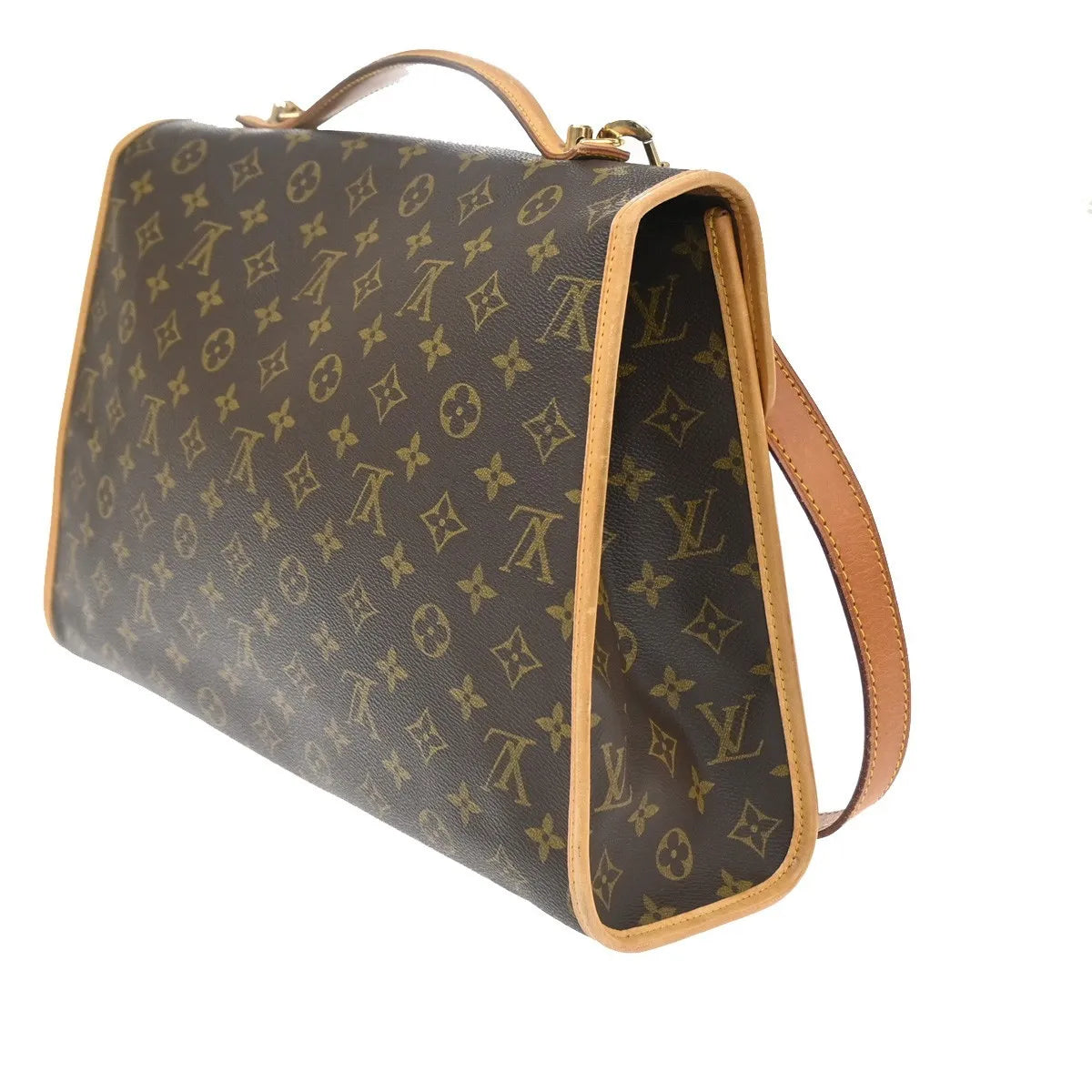 Louis Vuitton Beverly Monogram Canvas, Brown, Canvas, Briefcase