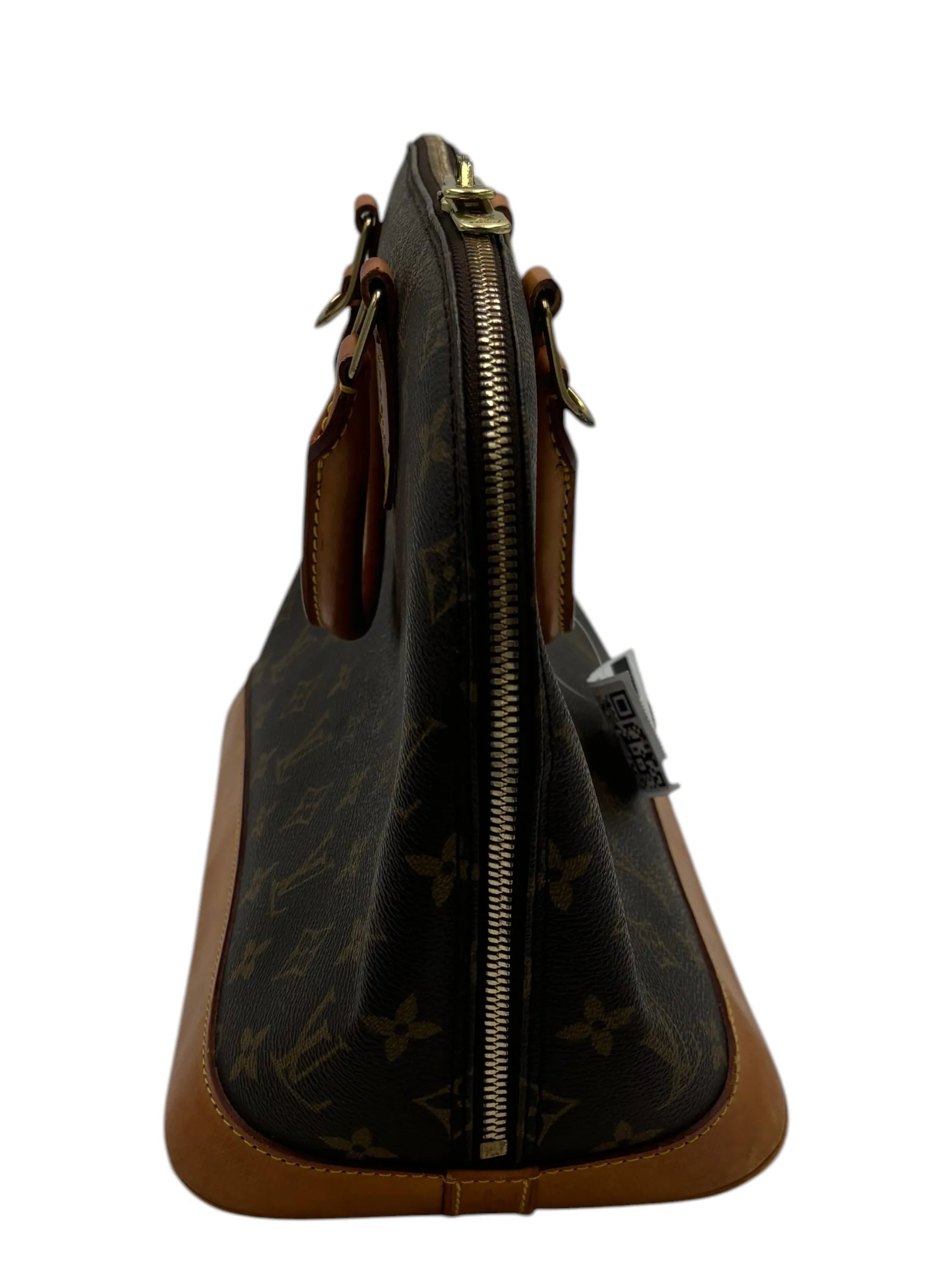 Louis Vuitton Alma Monogram, Brown, Canvas, Handbag