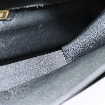 Versace Vintage Leather, Black, Leather, Briefcase