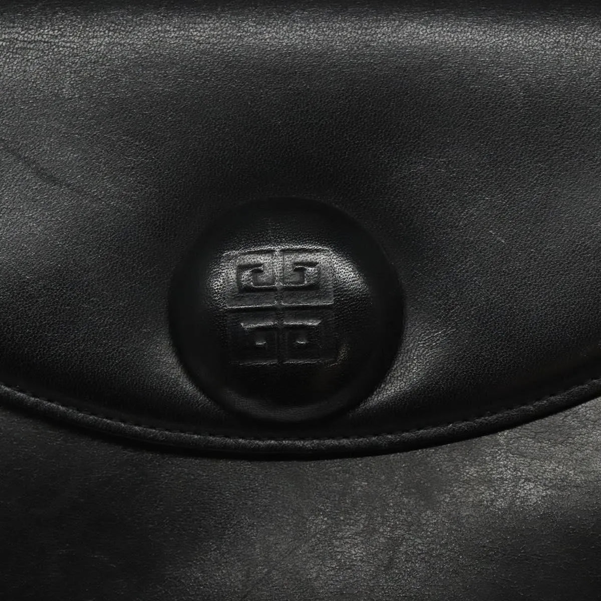 Givenchy Vintage Leather, Black, Leather, Handbag