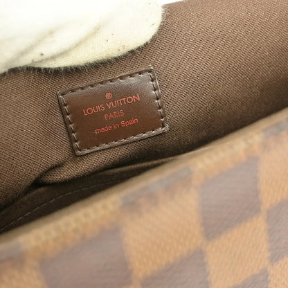 Louis Vuitton Brooklyn Damier, Brown, Canvas, Crossbody Bag