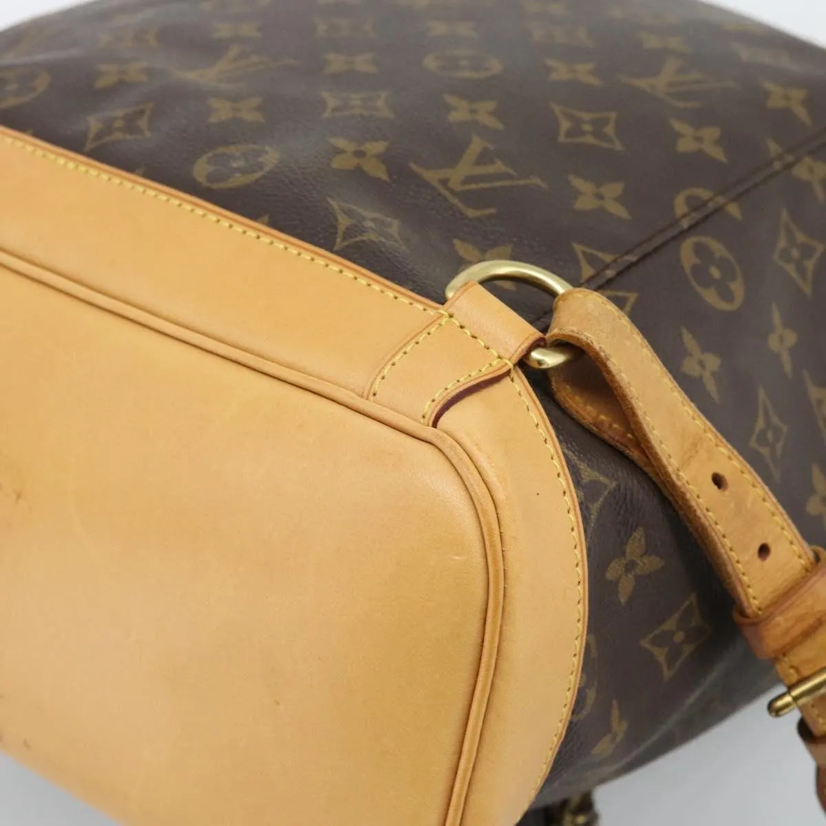 Louis Vuitton Vintage Montsouris Monogram Canvas, Brown, Canvas, Backpack