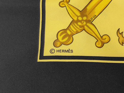 Hermes Carré 90 Silk multicolor, Multicolour, Silk, Scarf