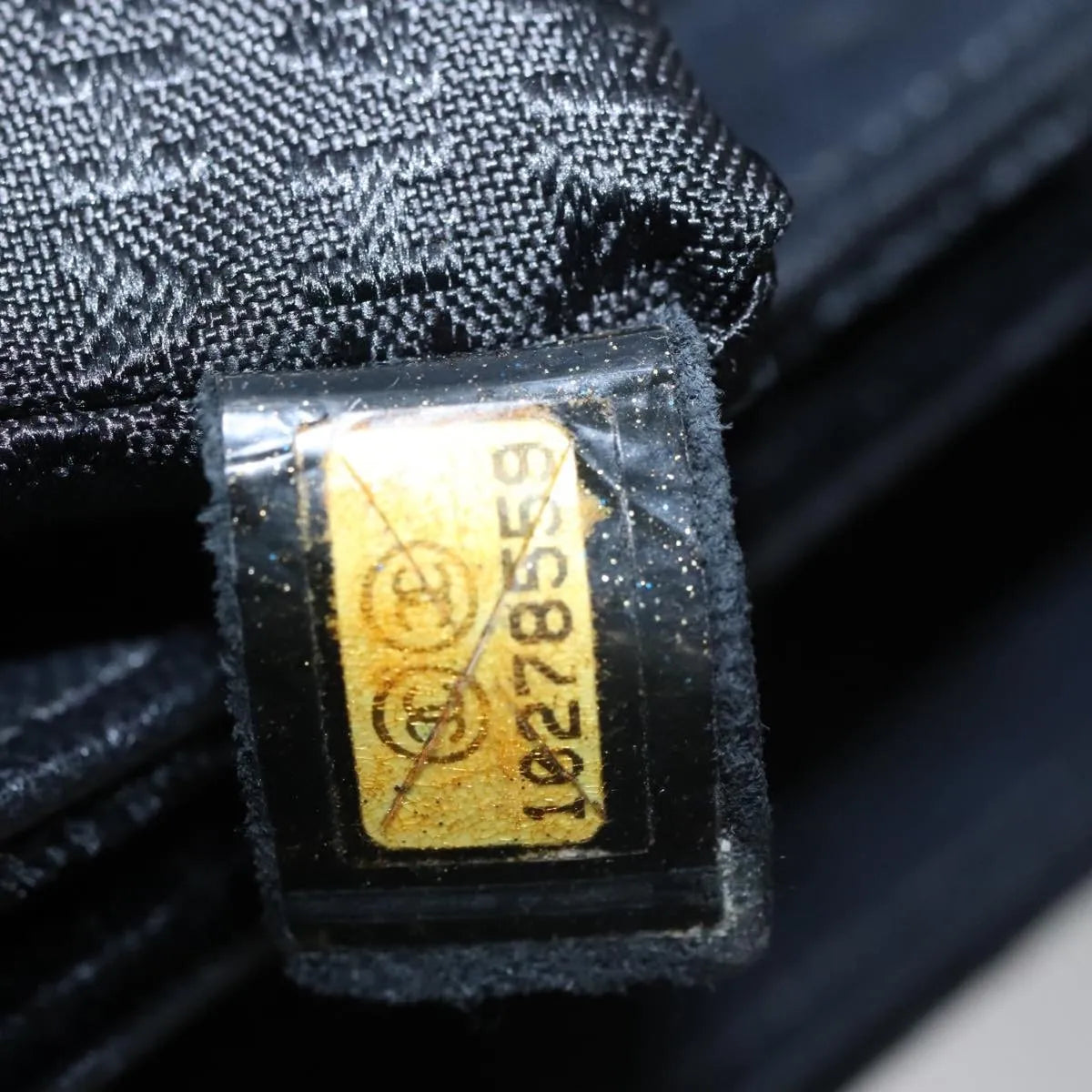 Chanel Camellia No.5 Chain Flap Velvet, Black, Velvet, Shoulder Bag