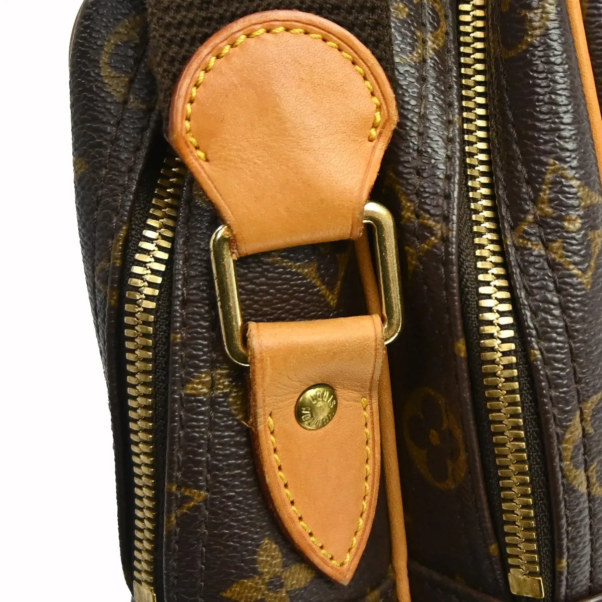 Louis Vuitton Reporter Monogram Canvas, Brown, Canvas, Shoulder Bag