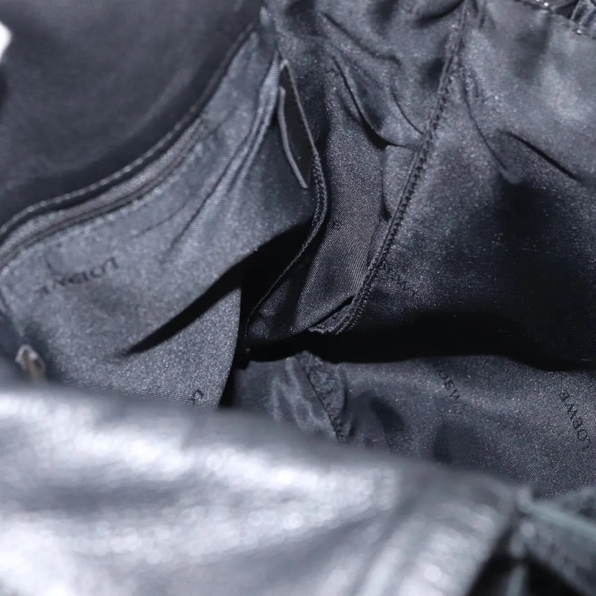 Loewe Flamenco Leather, Black, Leather, Shoulder Bag