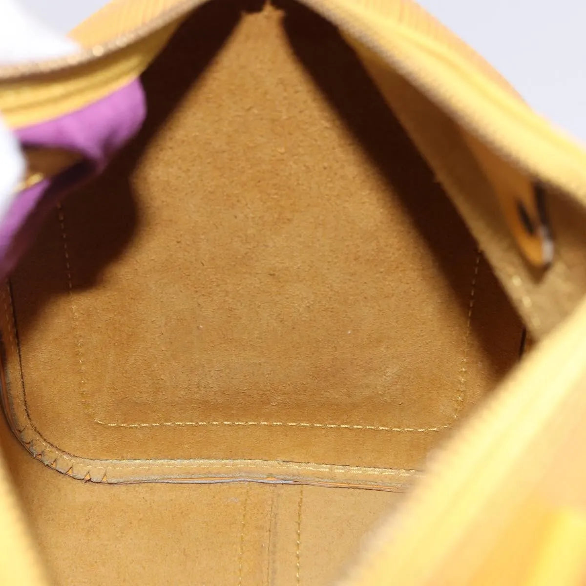 Louis Vuitton Speedy Epi, Yellow, Leather, Handbag