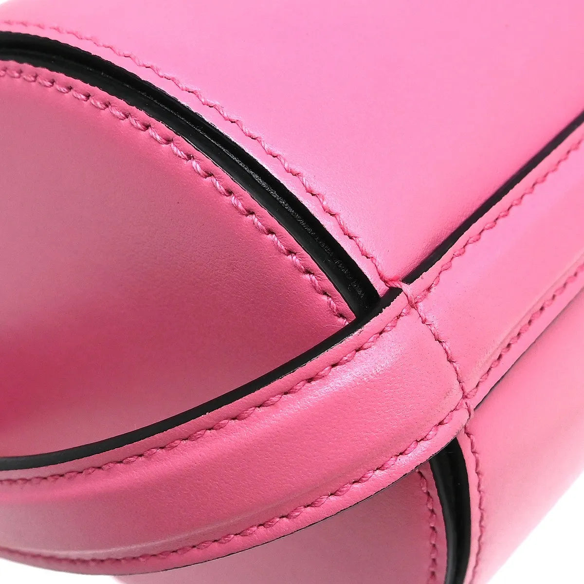 Prada Double Handle Satchel Vitello Daino, Pink, Leather, Handbag
