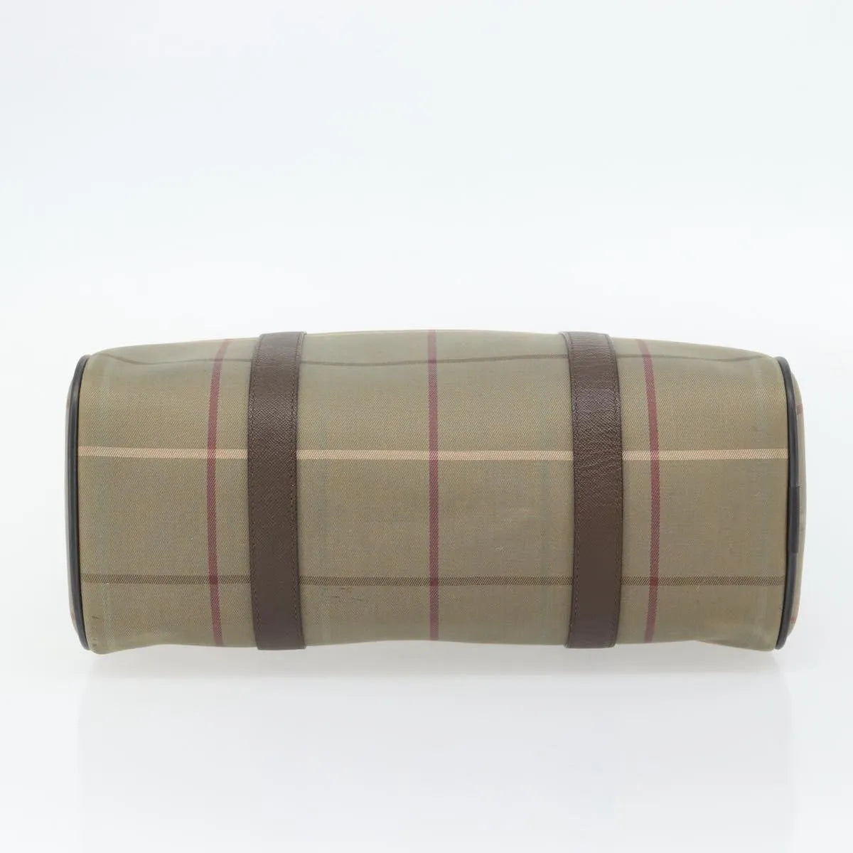 Burberry Nova check boston Canvas, Beige, Canvas, Handbag