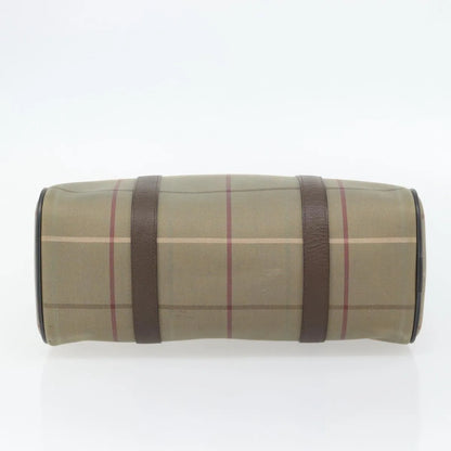 Burberry Nova check boston Canvas, Beige, Canvas, Handbag