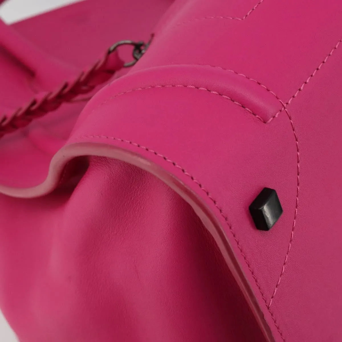 Celine Luggage Smooth Leather, Pink, Leather, Tote Bag