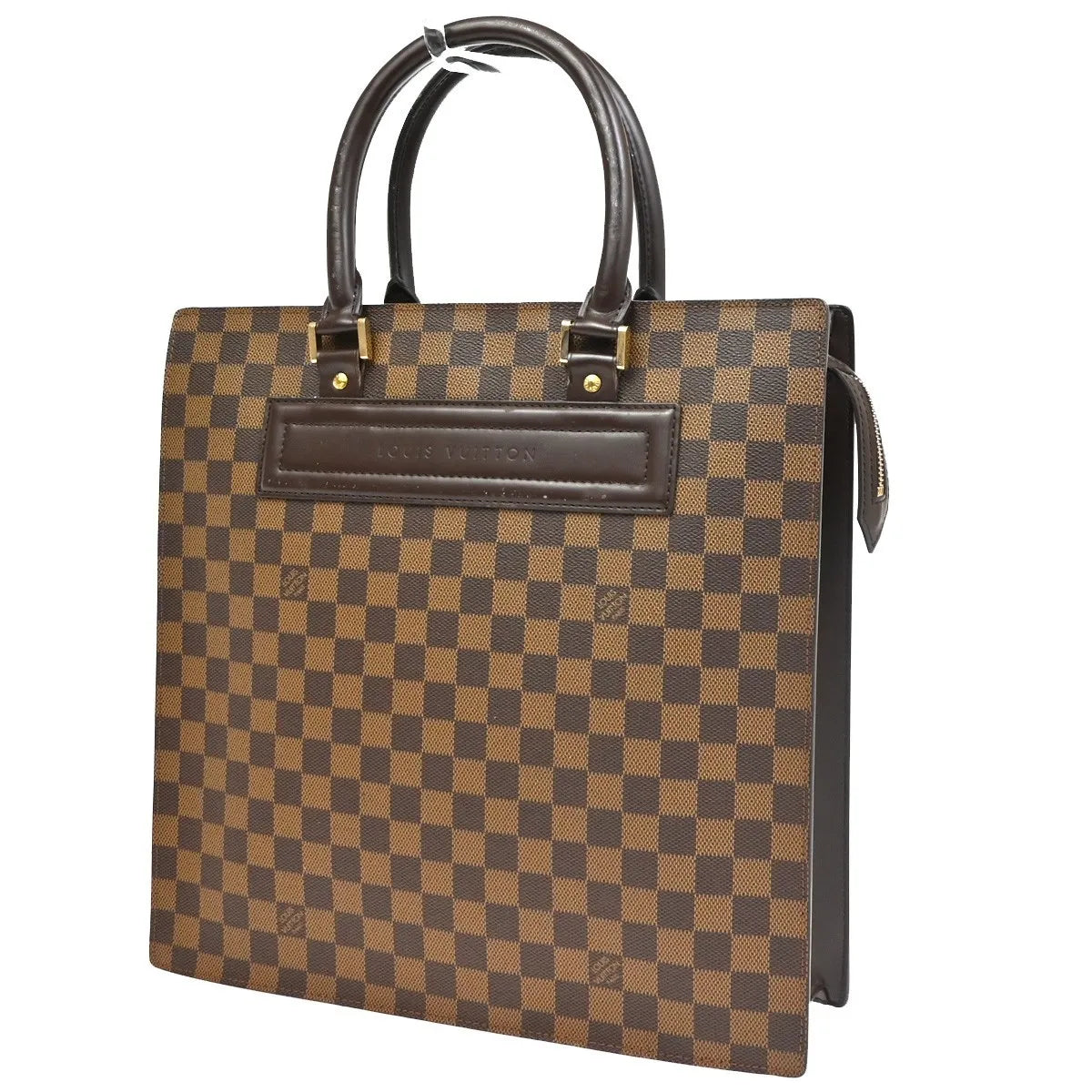 Louis Vuitton Venice Sac Plat Damier, Brown, Canvas, Tote Bag