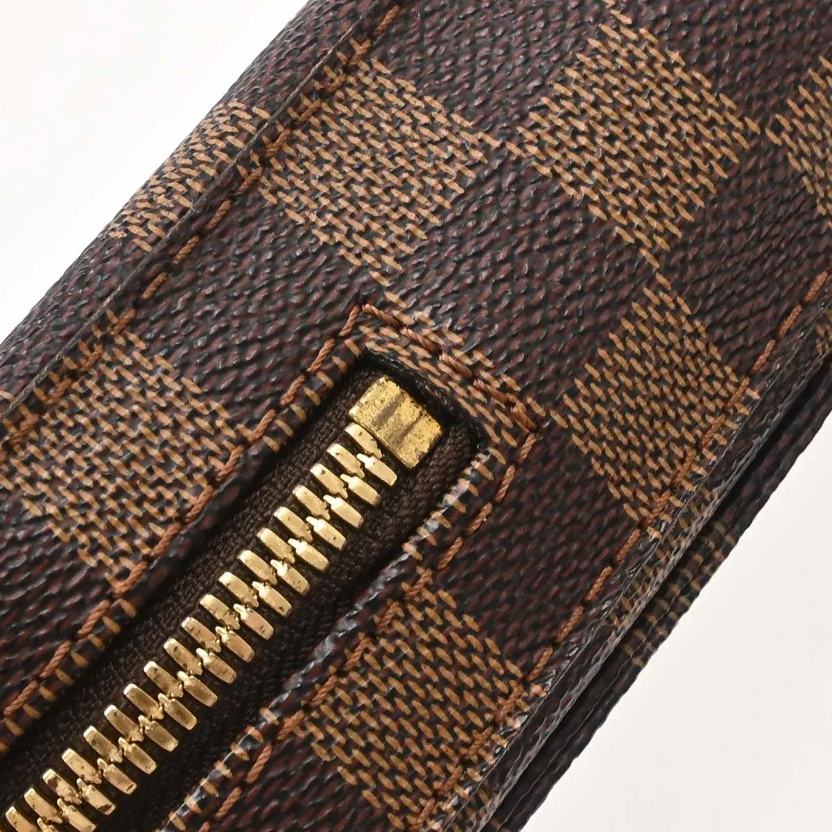 Louis Vuitton Geronimos Waist Damier, Brown, Canvas, Shoulder Bag