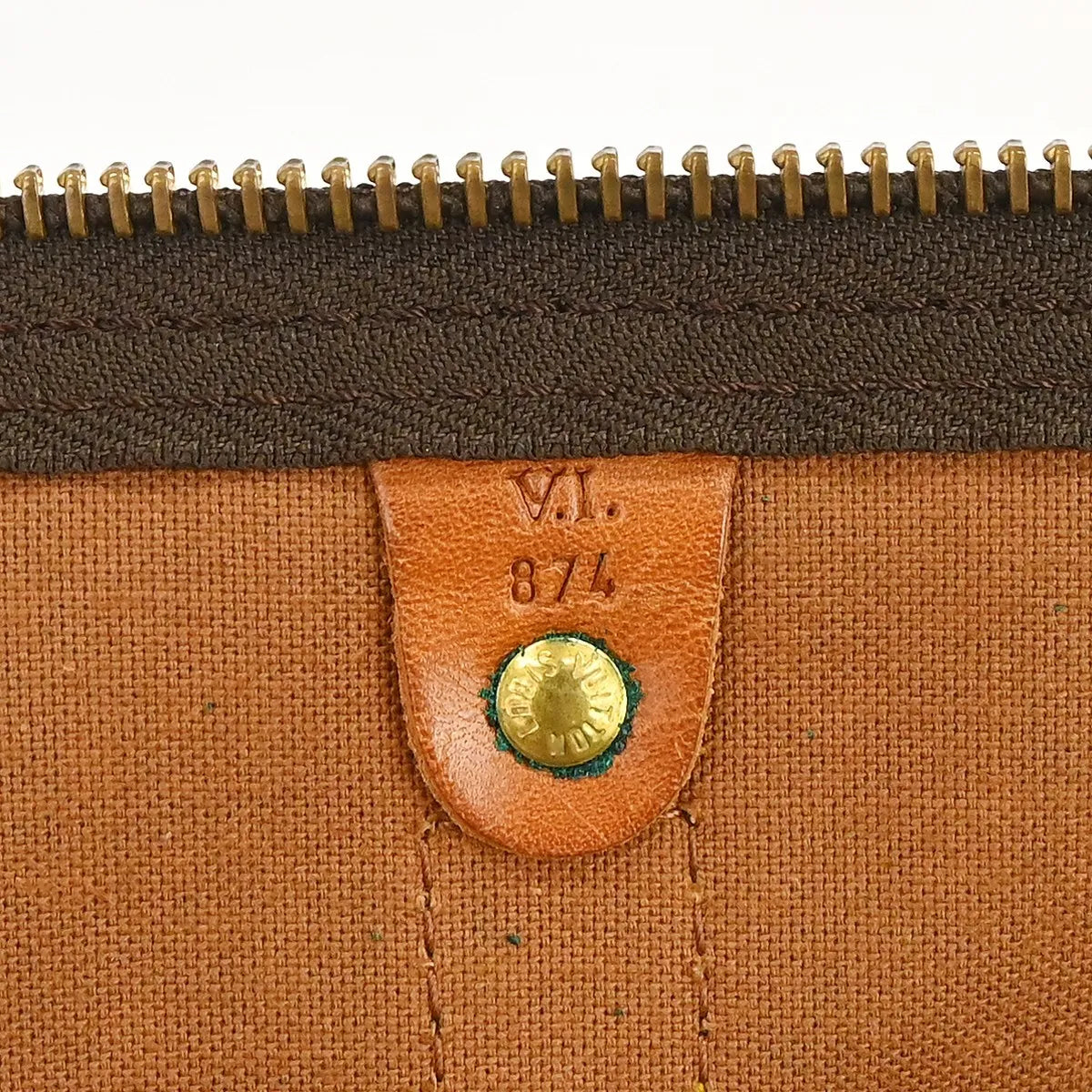 Louis Vuitton Keepall Monogram Canvas, Brown, Canvas, Travel Bag