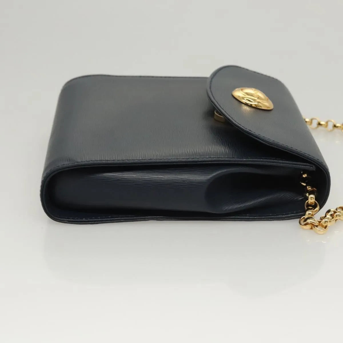 Chloe Vintage Leather, Navy, Leather, Shoulder Bag