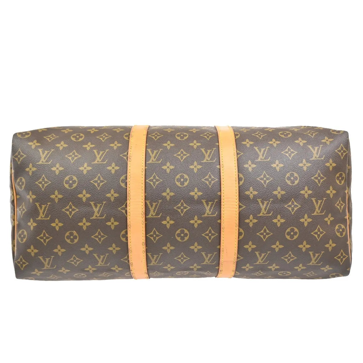 Louis Vuitton Keepall Monogram, Brown, Canvas, Travel Bag
