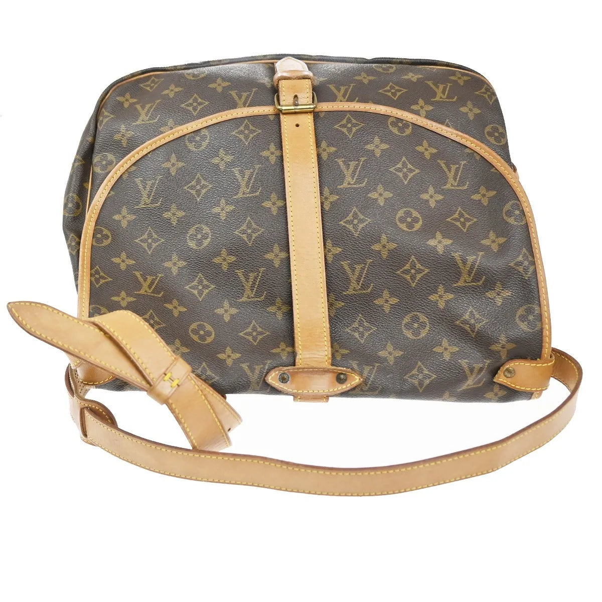 Louis Vuitton Saumur Monogram Canvas, Brown, Canvas, Shoulder Bag