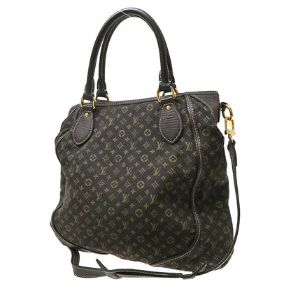 Louis Vuitton Angele Mini Lin, Brown, Canvas, Handbag