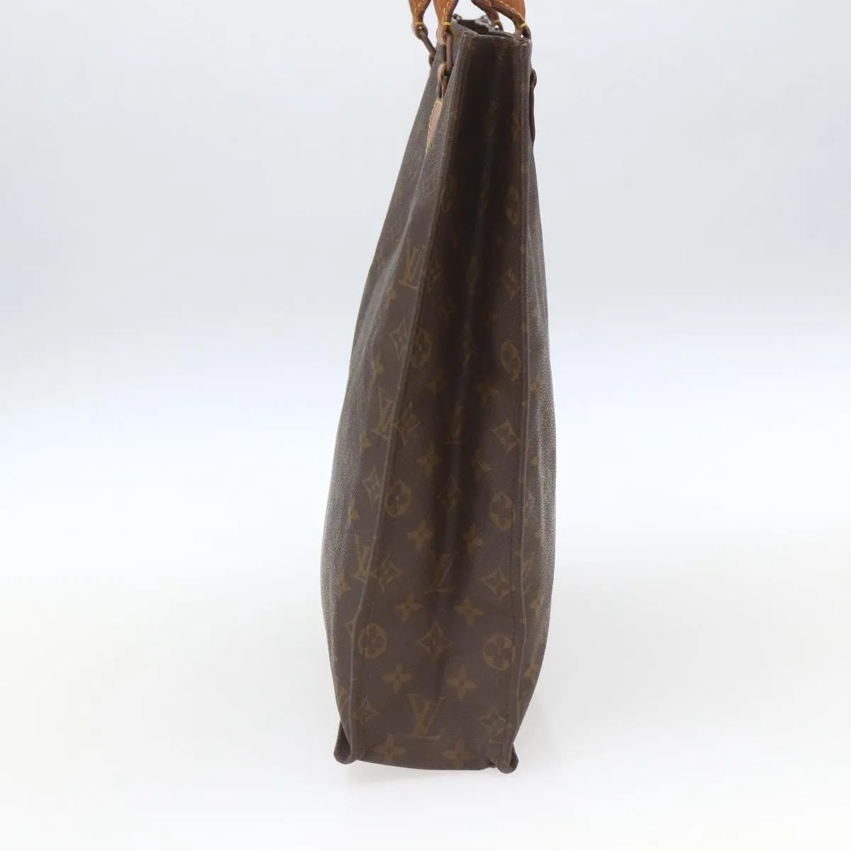 Louis Vuitton Sac Plat Monogram, Brown, Canvas, Tote Bag