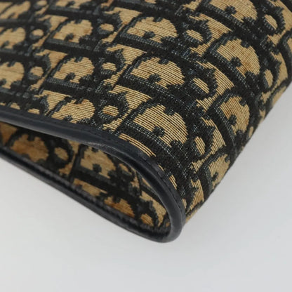 Christian Dior Vintage Trotter Canvas, Navy, Canvas, Shoulder Bag