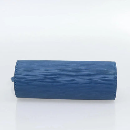 Louis Vuitton Soufflot Pochette Epi Leather, Blue, Leather, Clutch