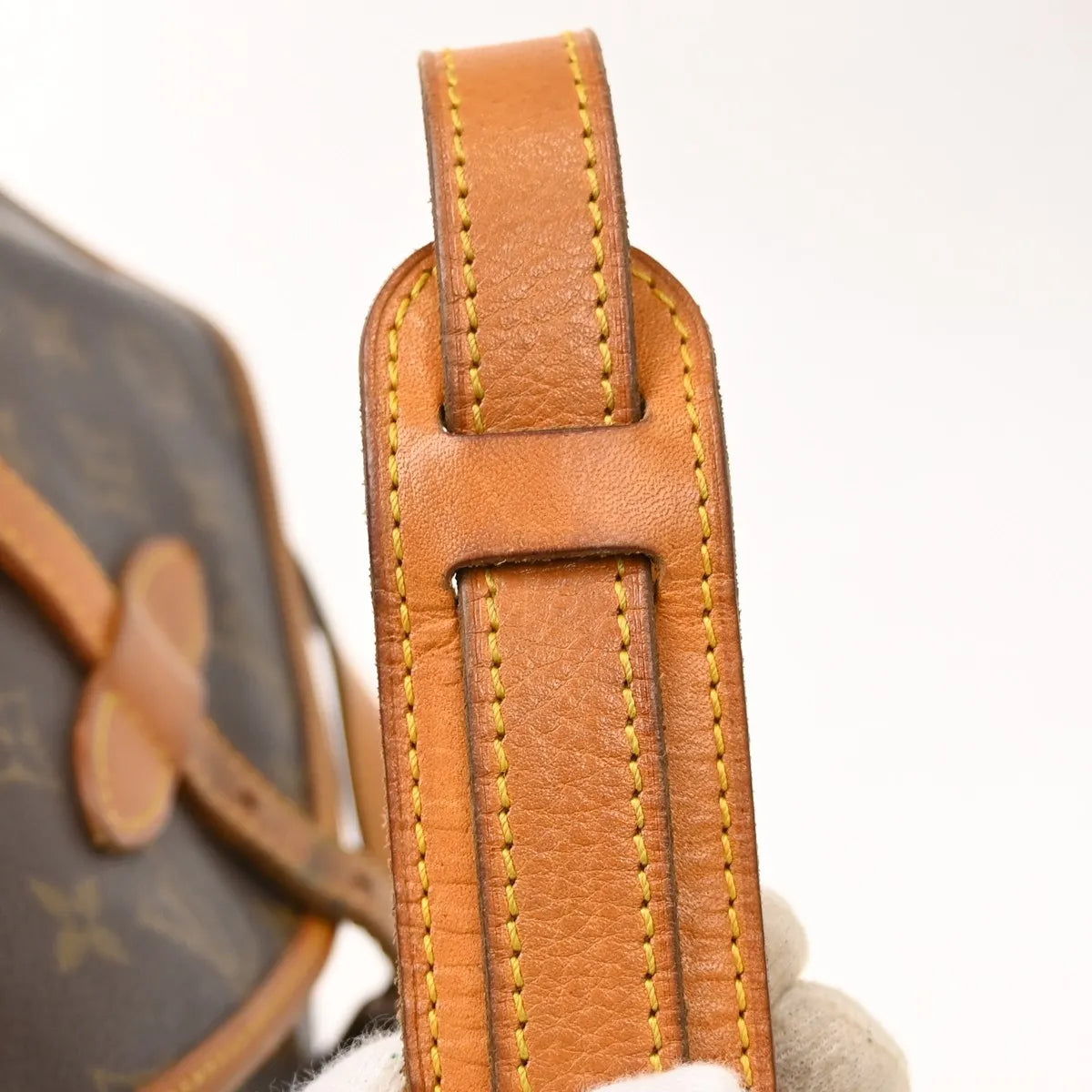 Louis Vuitton Saumur Canvas, Brown, Canvas, Shoulder Bag