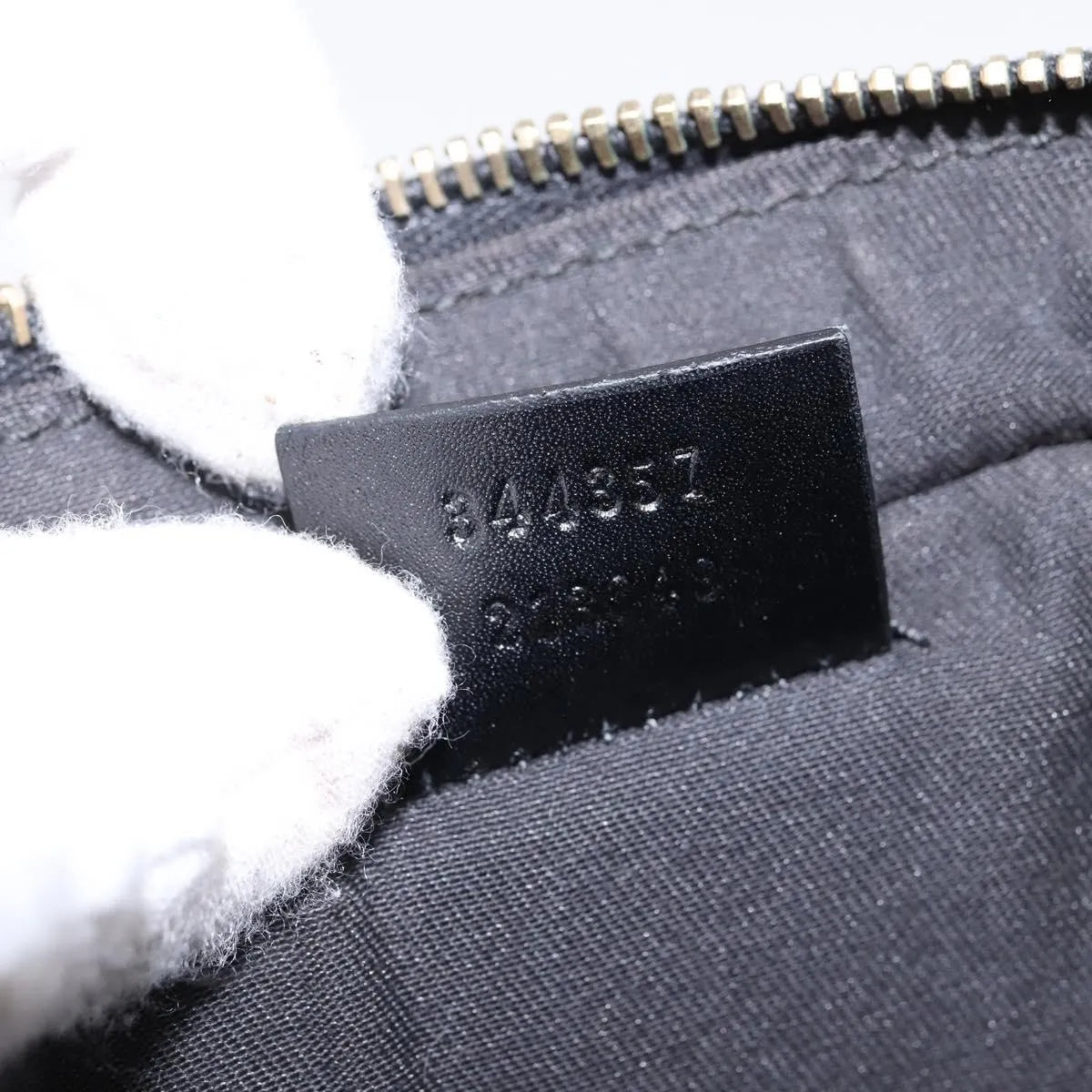 Gucci Bright Convertible Diamante Leather, Black, Leather, Briefcase