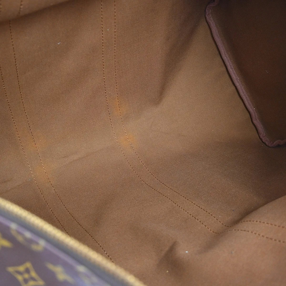 Louis Vuitton Keepall Monogram Canvas, Brown, Canvas, Travel Bag