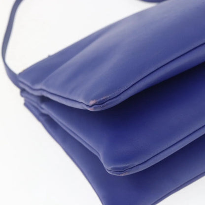 Celine Trio Leather, Blue, Leather, Shoulder Bag