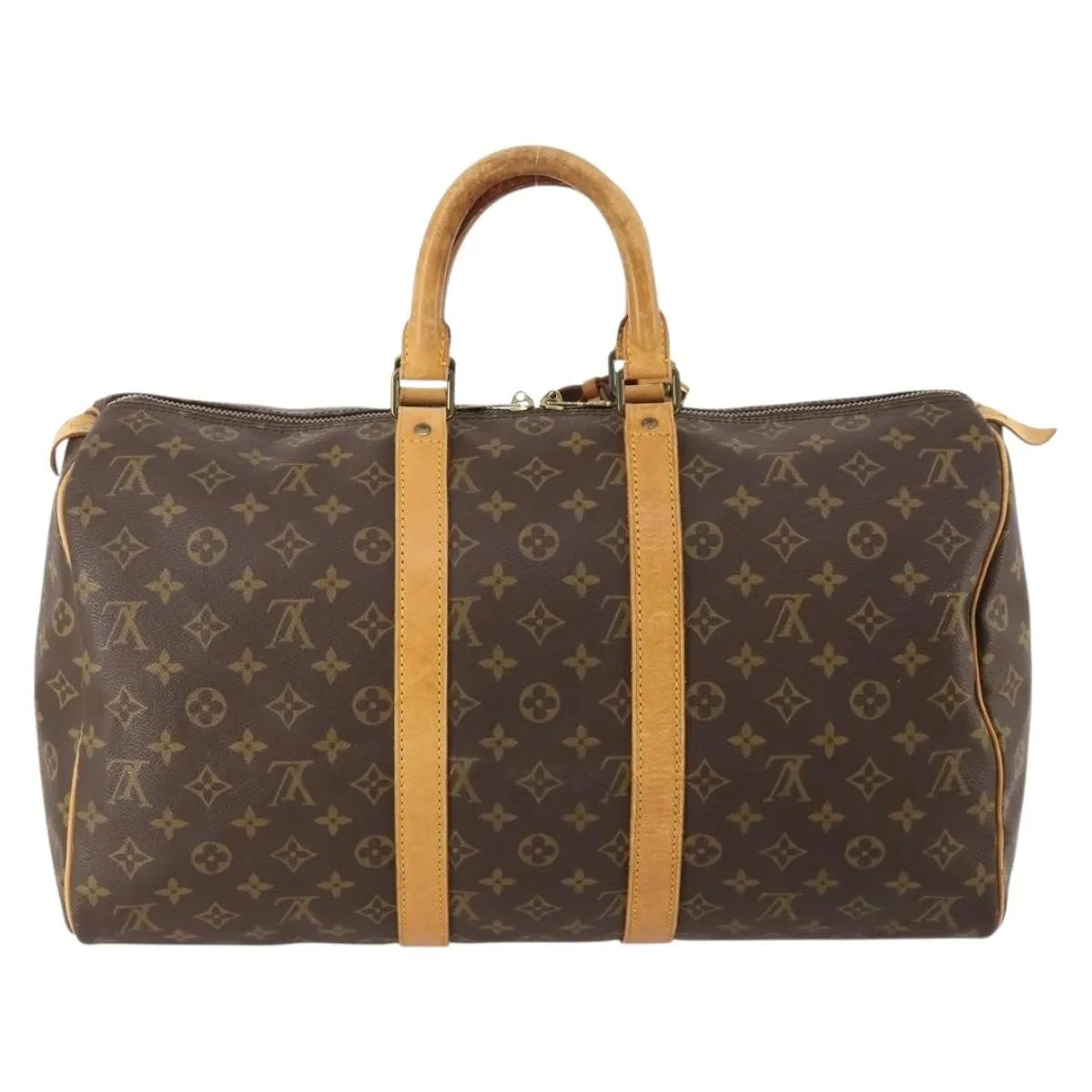 Louis Vuitton Keepall Monogram Canvas, Brown, Canvas, Travel Bag