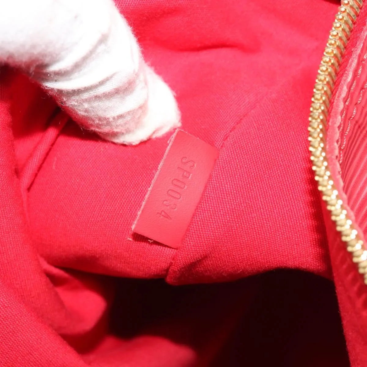 Louis Vuitton Keepall Epi, Red, Leather, Travel Bag