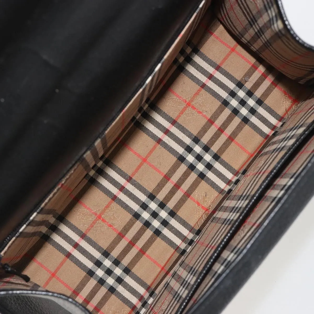 Burberry Vintage Leather, Black, Leather, Handbag