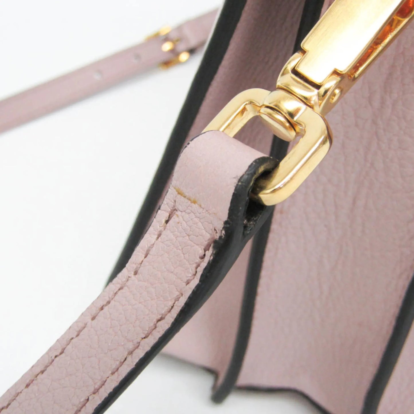 Miu Miu Madras Convertible Compartment Top Handle Leather, Pink, Leather, Handbag