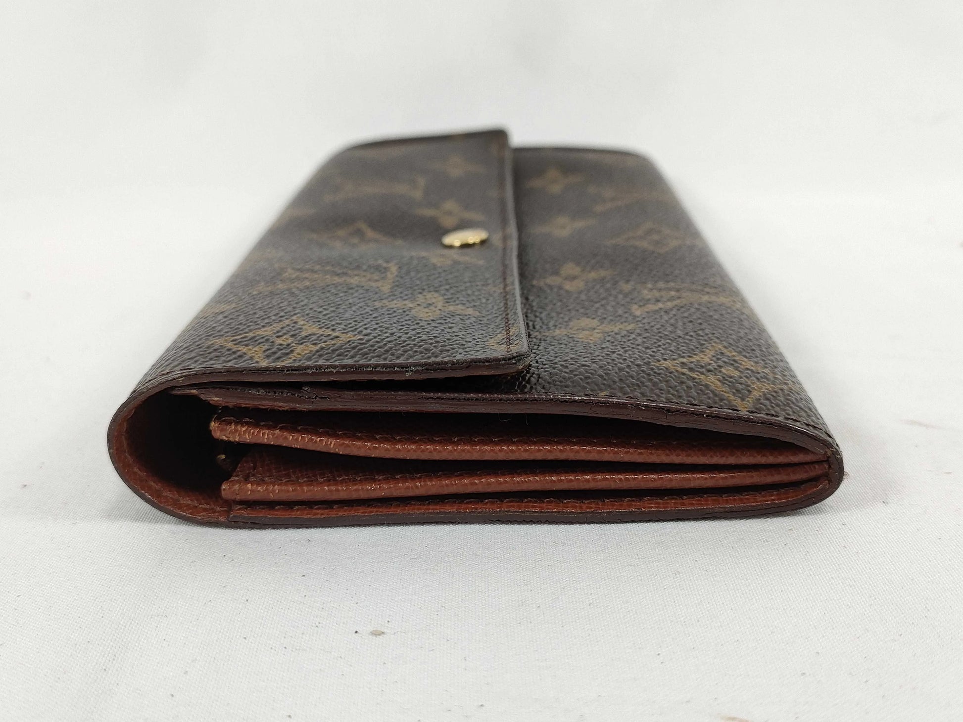 Louis Vuitton Zippy Canvas, Brown, Canvas, Wallet