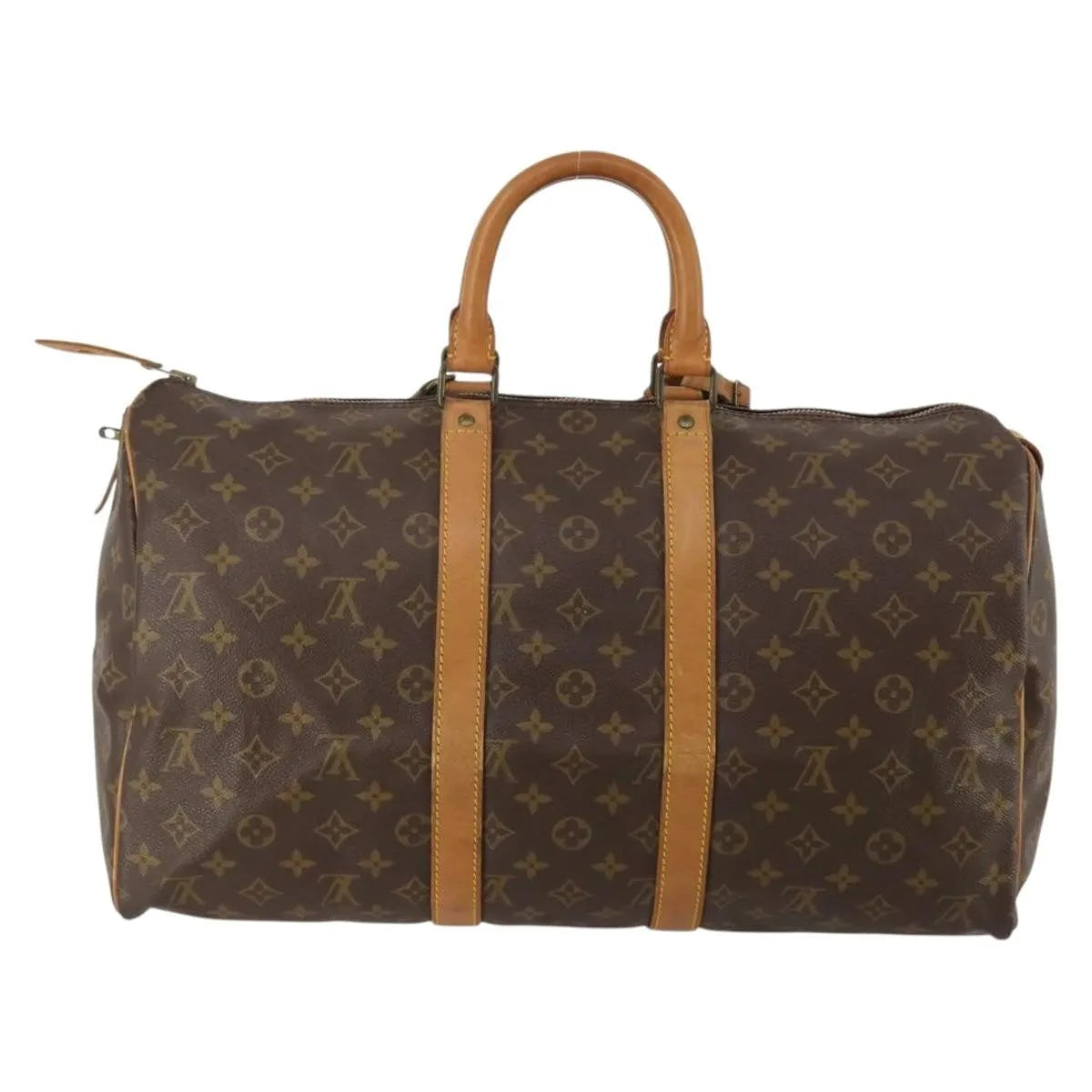 Louis Vuitton Keepall Monogram Canvas, Brown, Canvas, Travel Bag