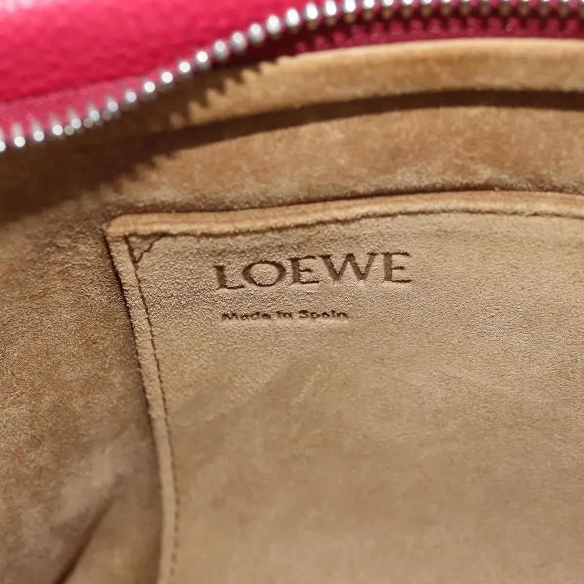 Loewe Missy Leather, Red, Leather, Shoulder Bag